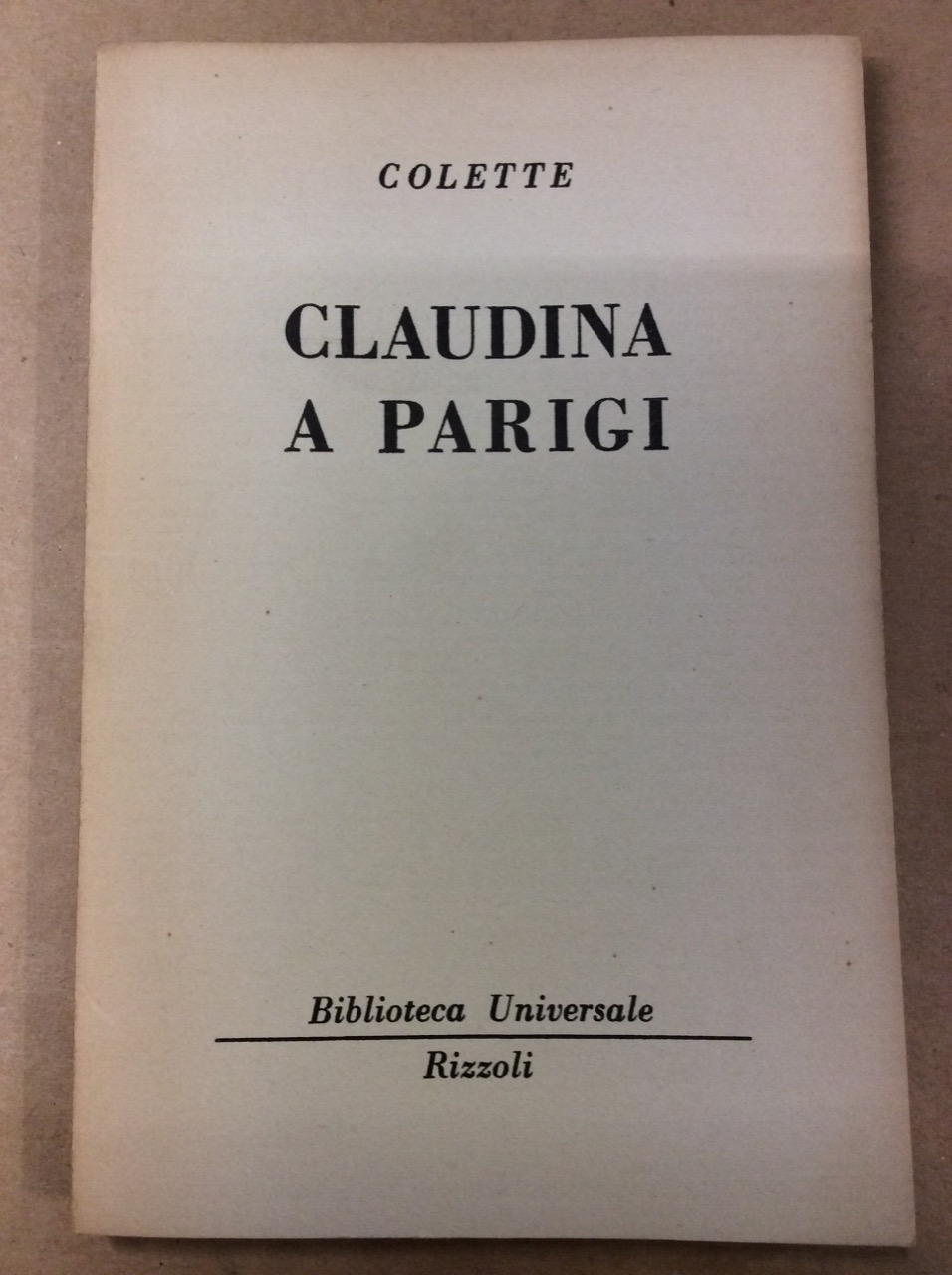 CLAUDINA A PARIGI.