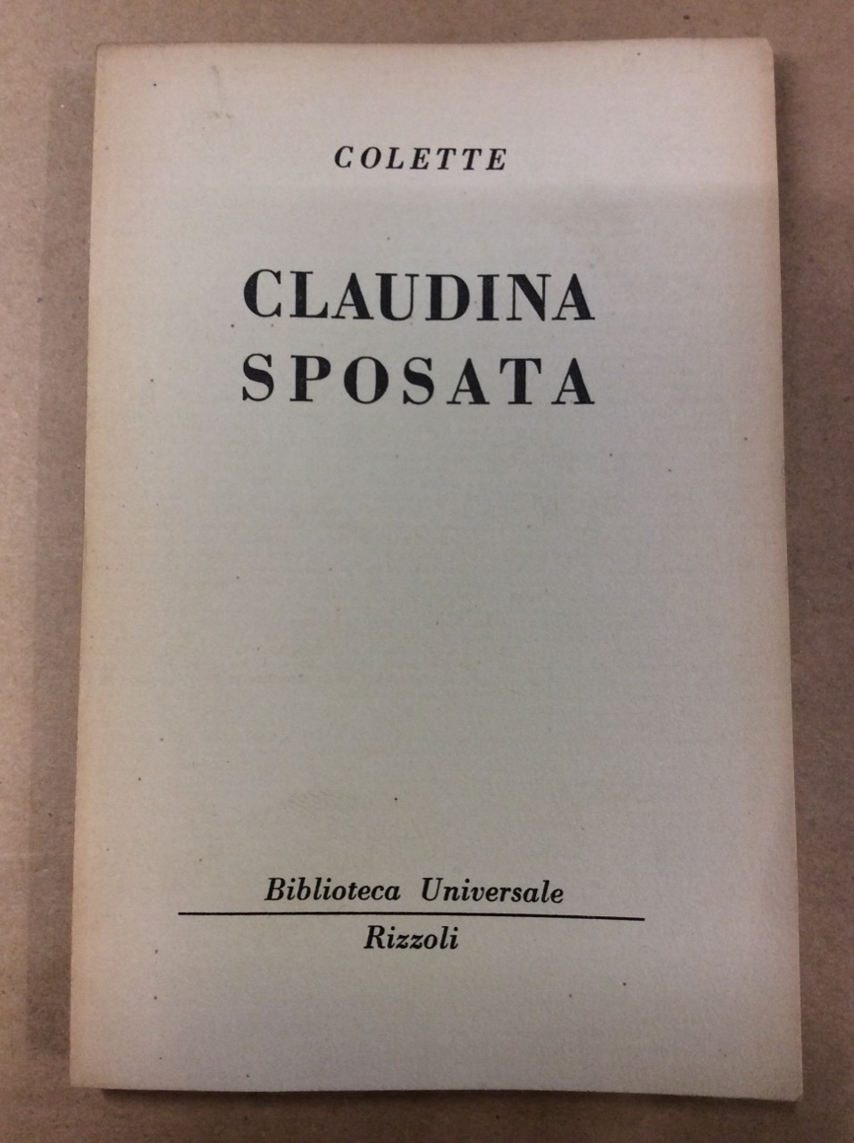 CLAUDINA SPOSATA.