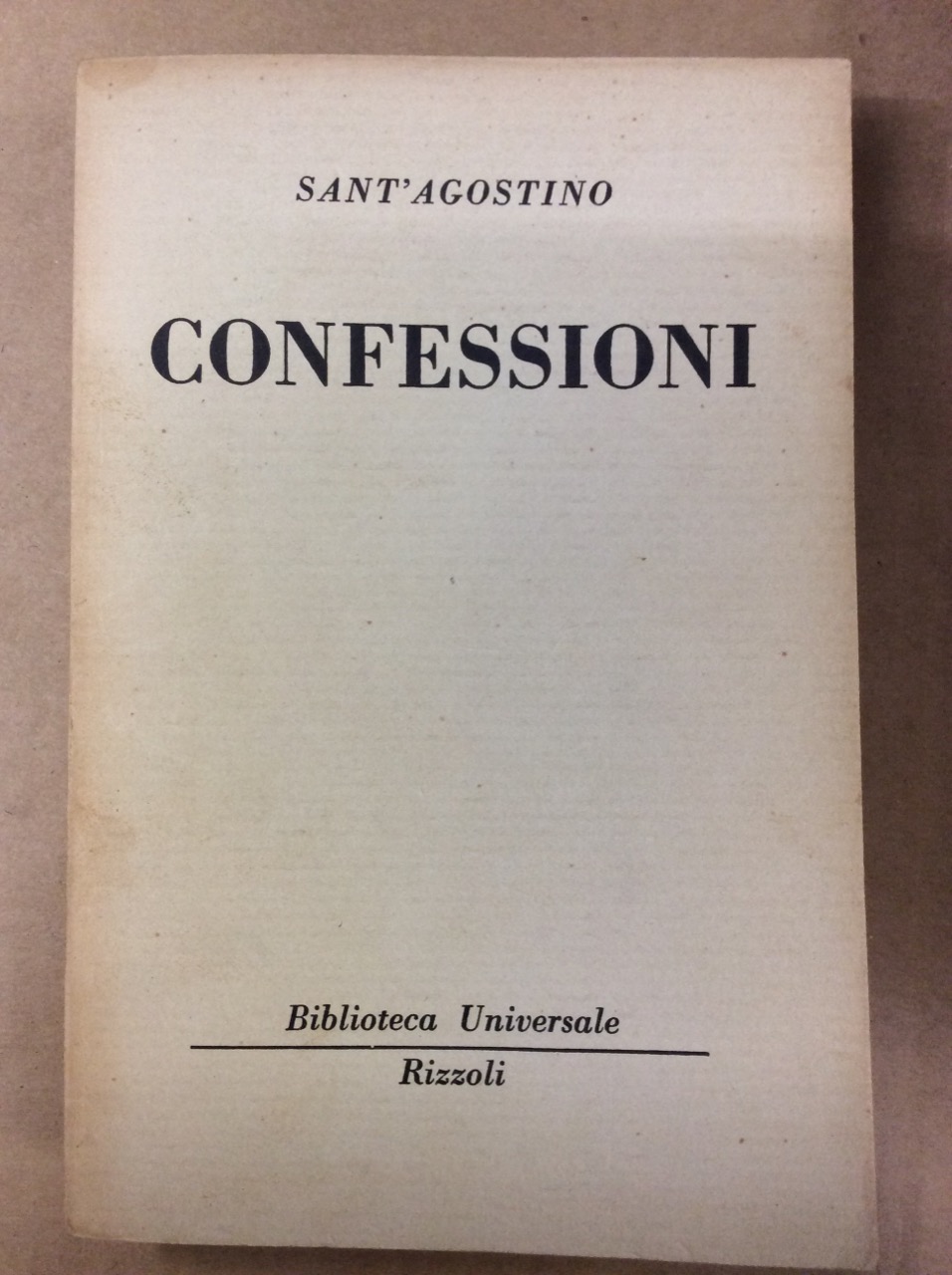 CONFESSIONI.