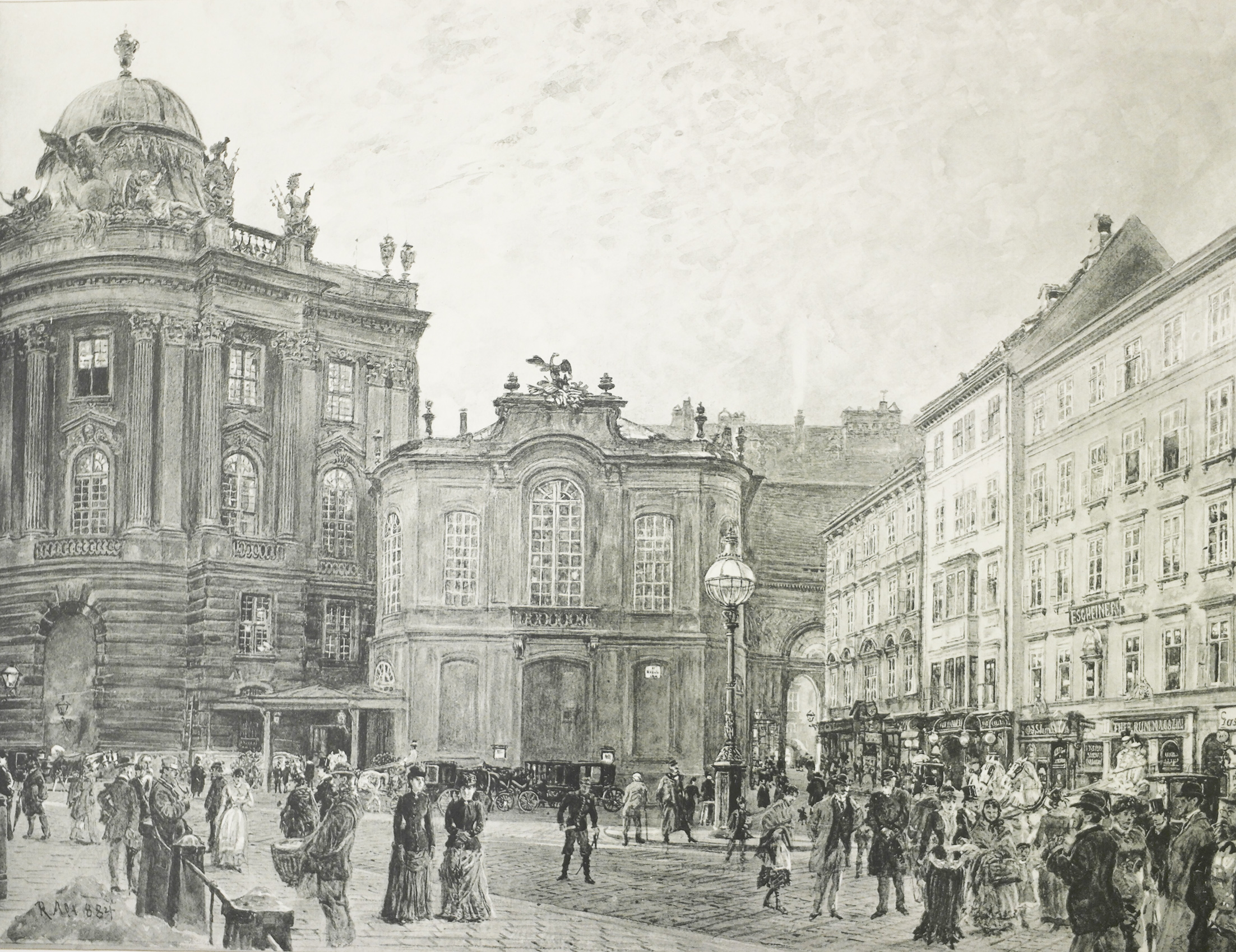 DENKMALER DES THEATERS. XII Mappe. - Inszenierung/Dekoration, Kostuem des Theaters …