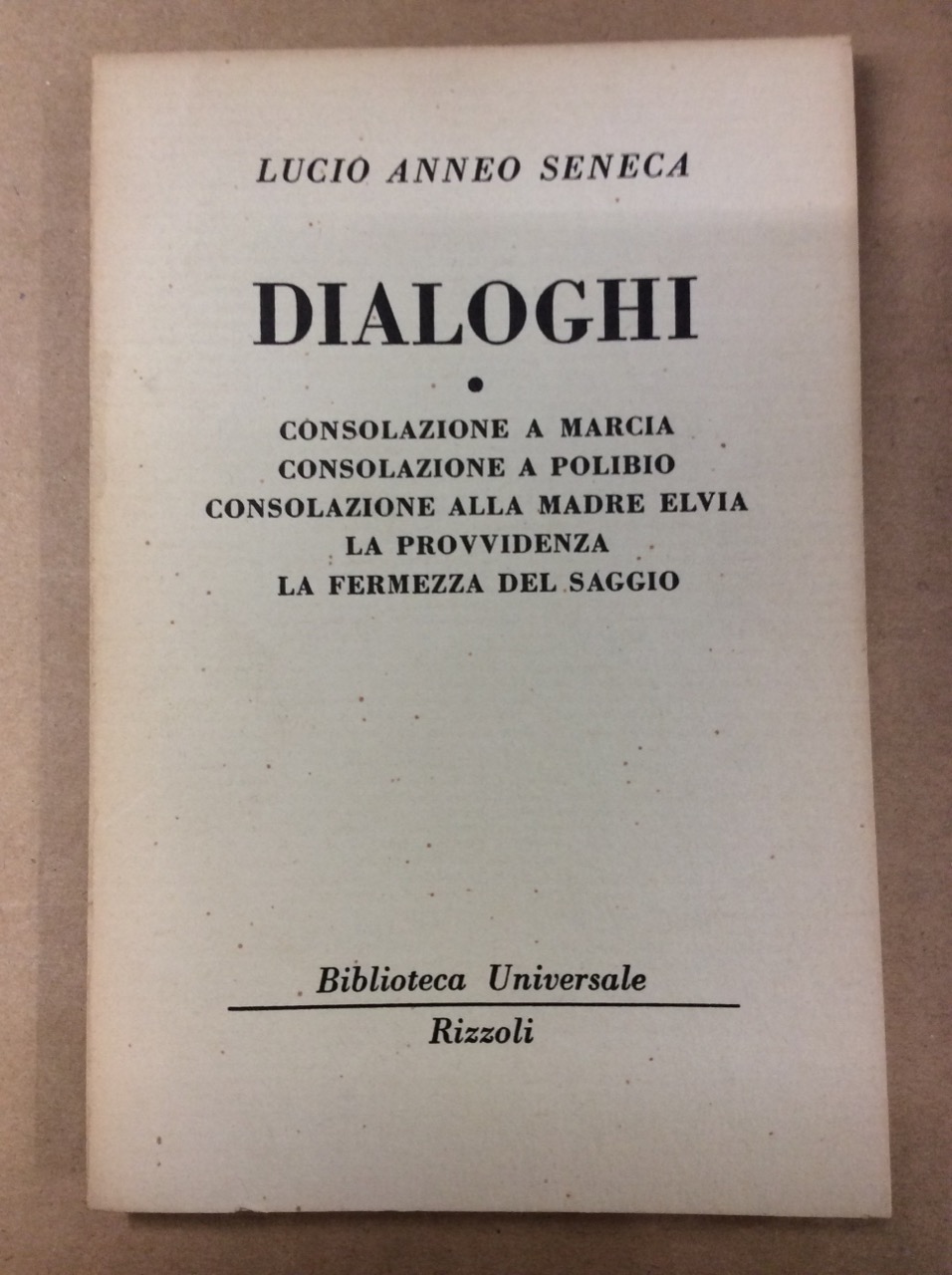 DIALOGHI. VOLUME PRIMO.