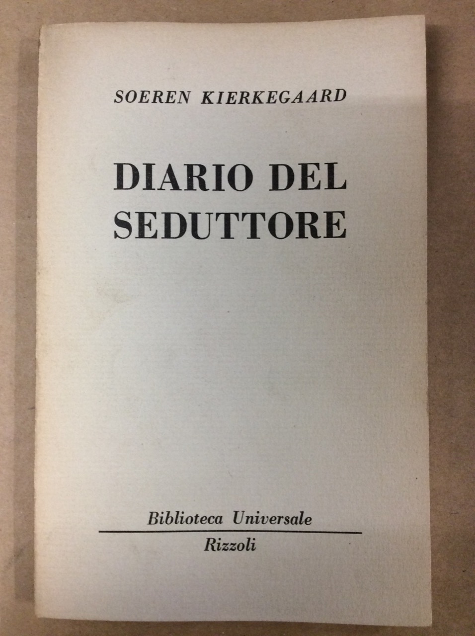 DIARIO DEL SEDUTTORE.