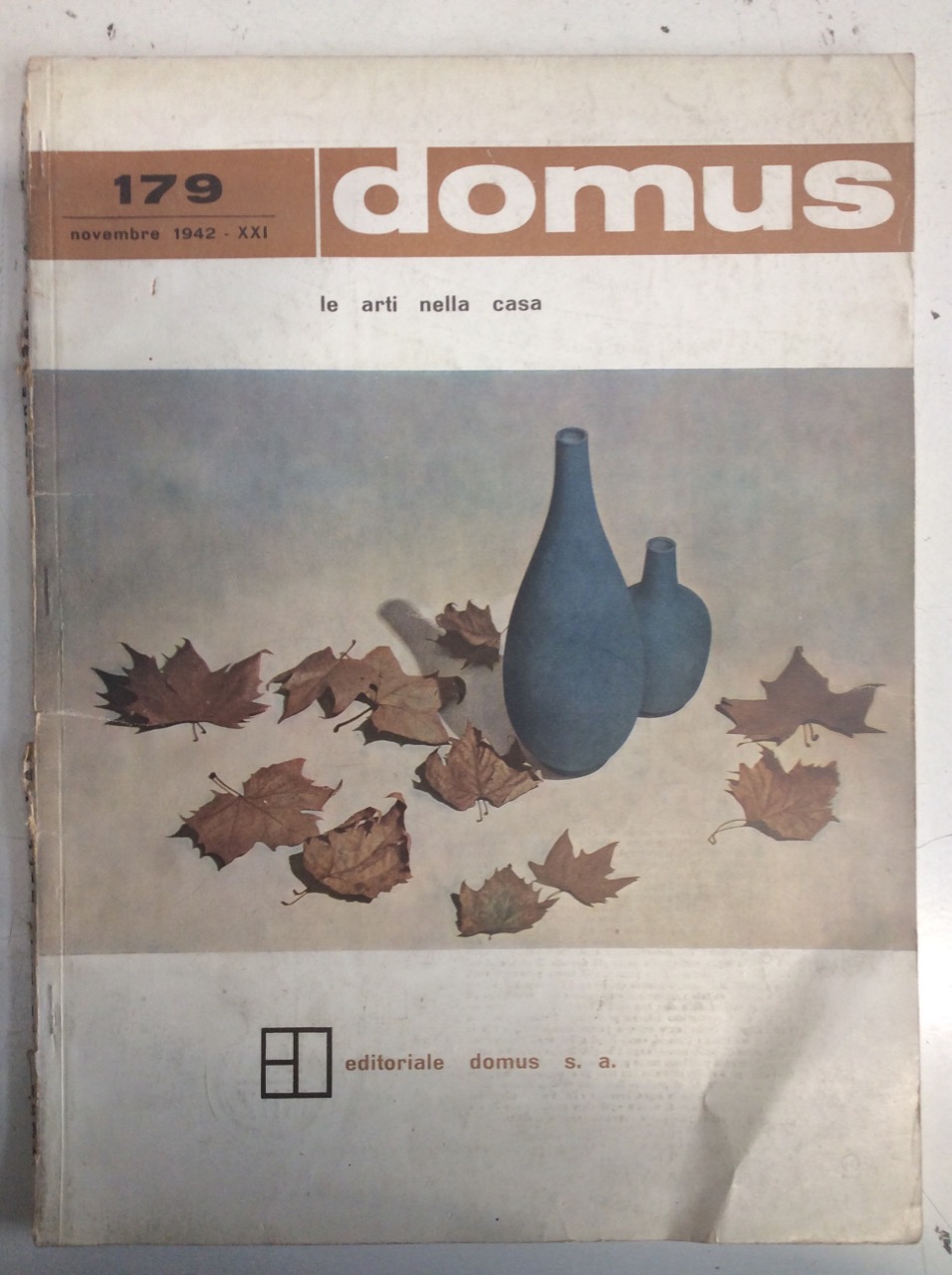 DOMUS. N. 213. Settembre 1946. - La casa dell'uomo. Direttore …