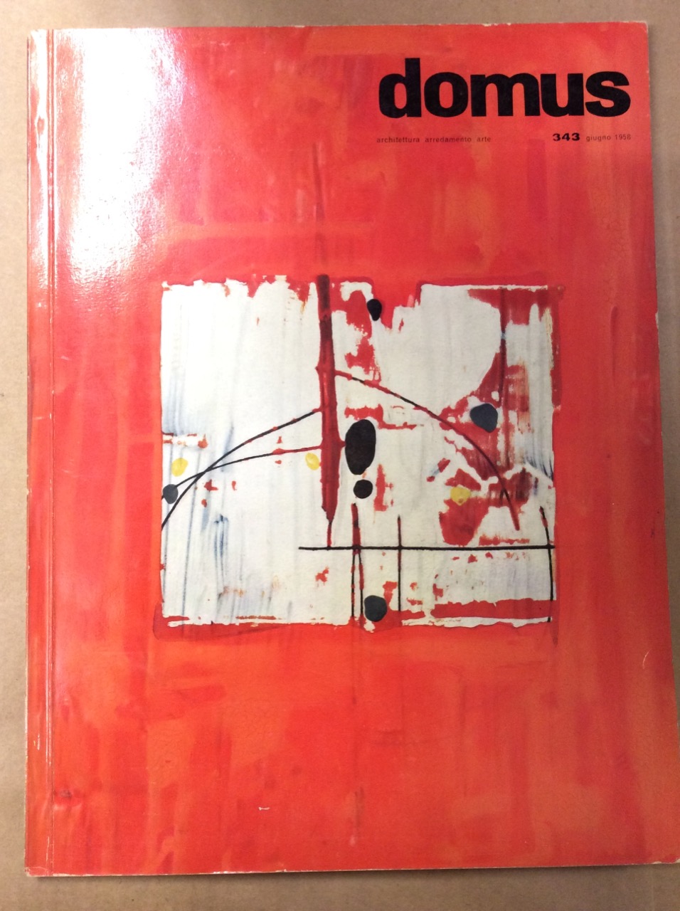 DOMUS. N. 343. Giugno 1958. - Rivista mensile direzione Arch. …