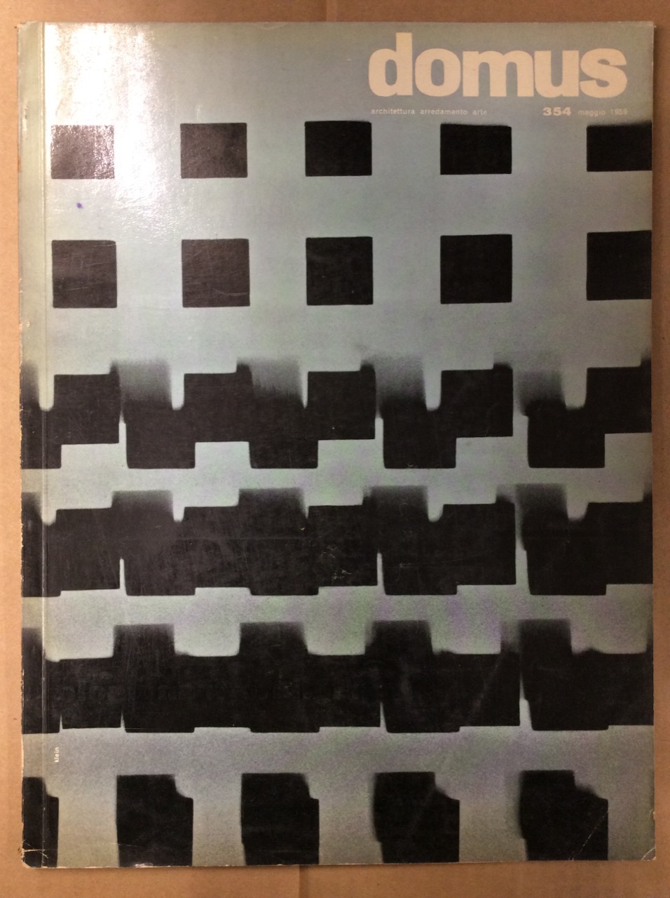 DOMUS. N. 354. Maggio 1959. - Rivista mensile direzione Arch. …