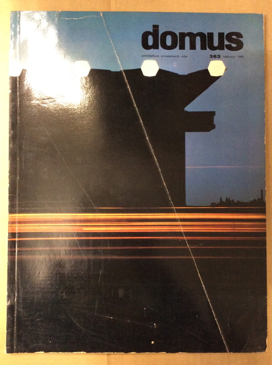 DOMUS. N. 363. Febbraio 1960. - Rivista mensile direzione Arch. …