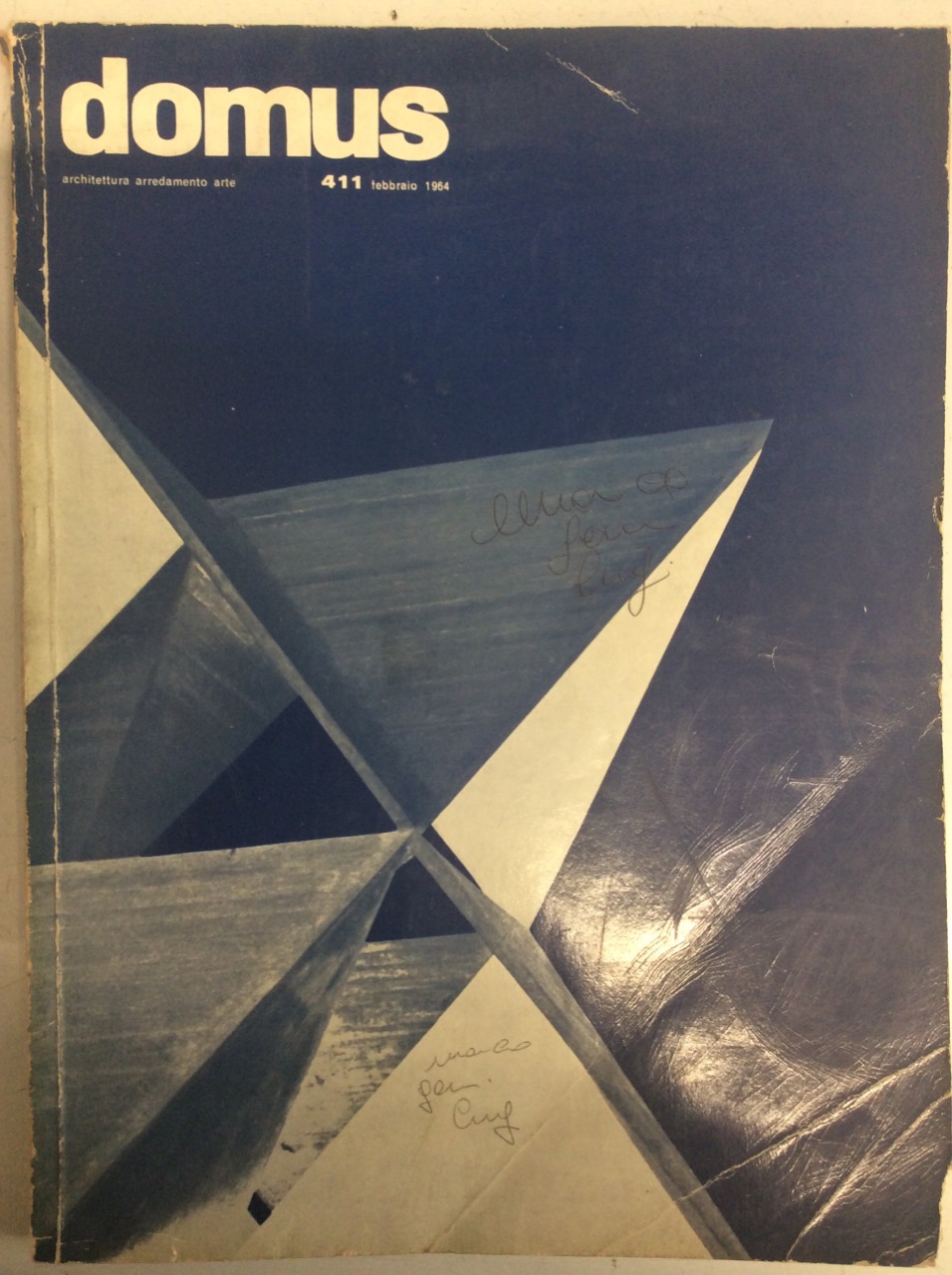 DOMUS. N. 411. Febbraio 1964. - Rivista mensile direzione Arch. …