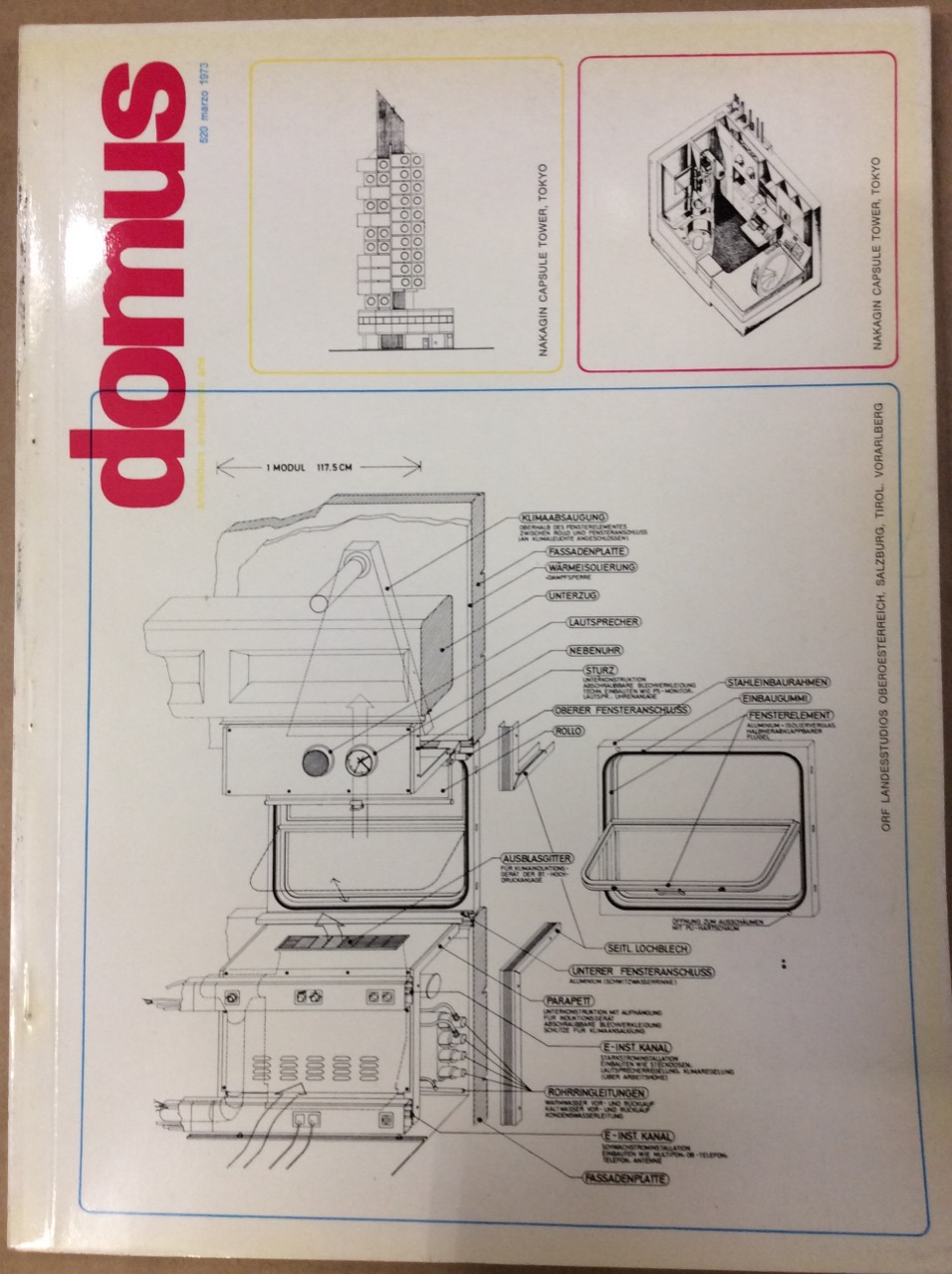 DOMUS. N. 520. Marzo 1973. - Architettura, arredamento, arte. Direzione …