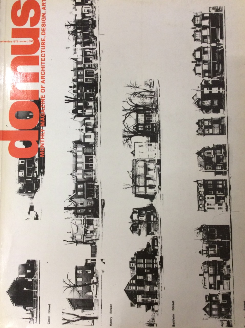 DOMUS. N. 598. Settembre 1979. - Monthly magazine of architecture, …