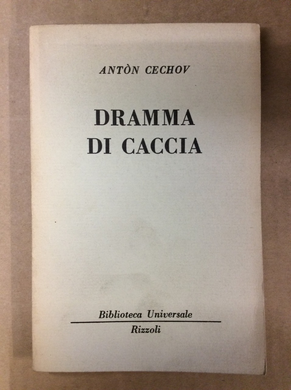DRAMMA DI CACCIA.