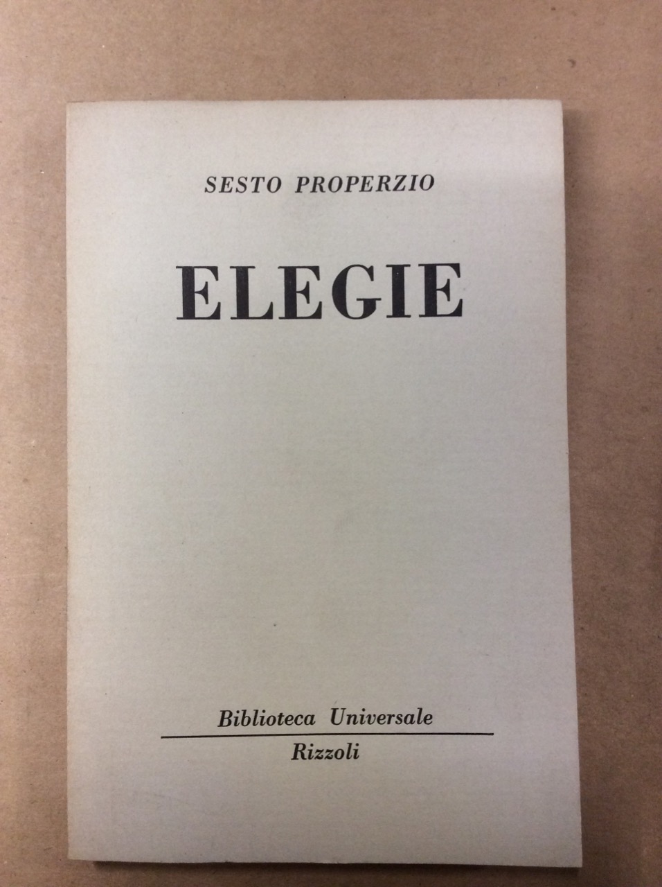 ELEGIE.
