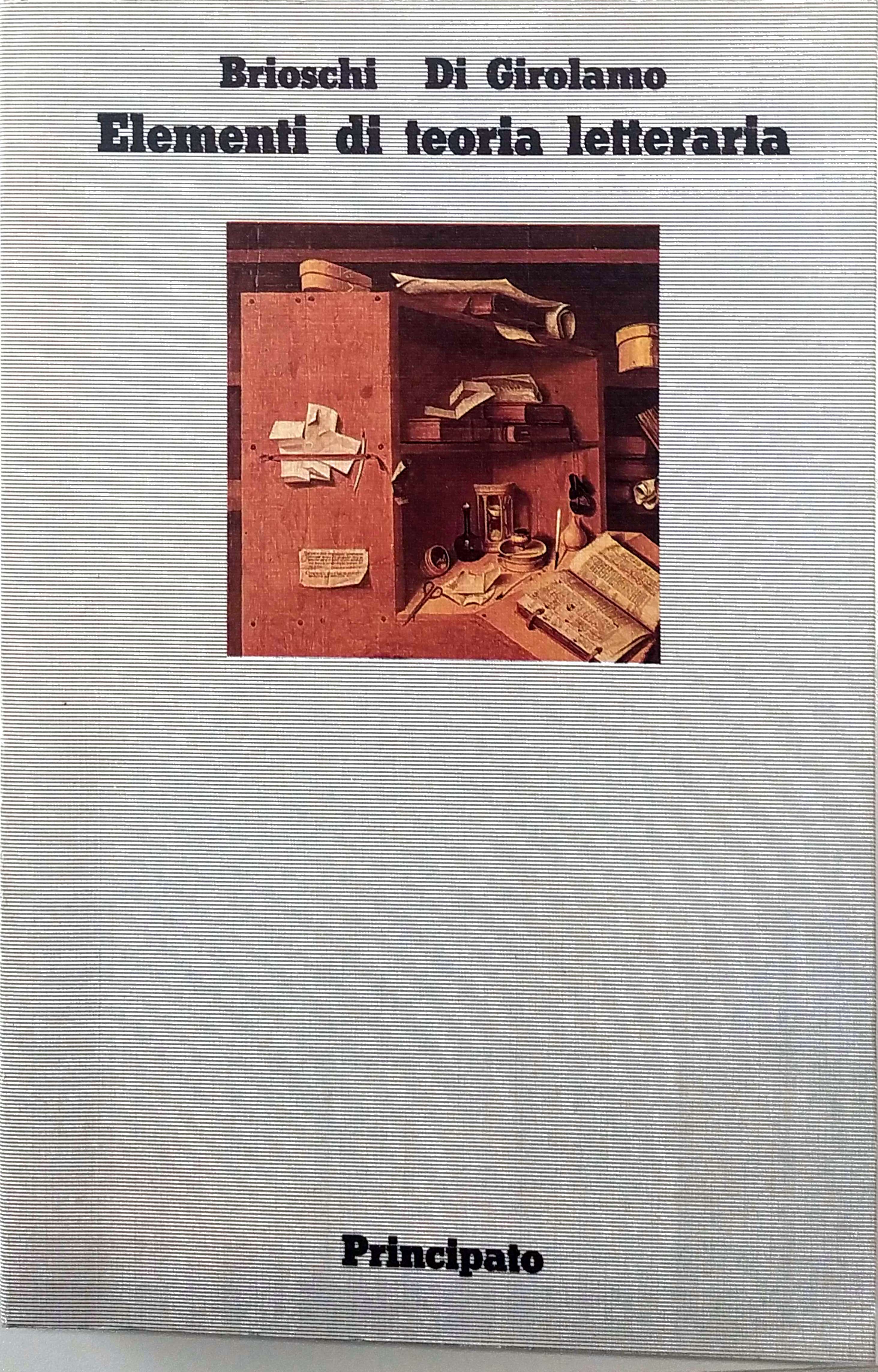 ELEMENTI DI TEORIA LETTERARIA.