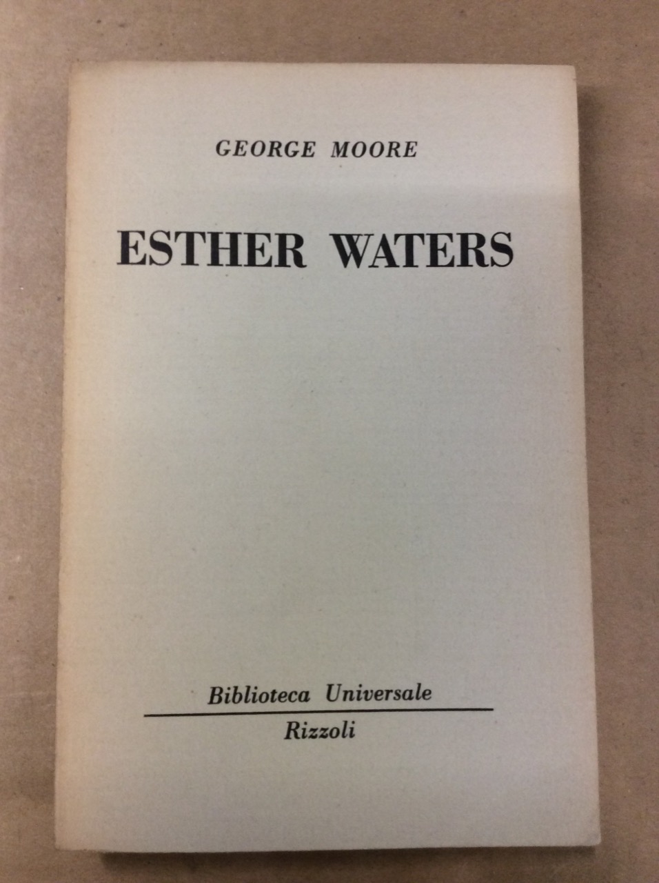 ESTHER WATERS.