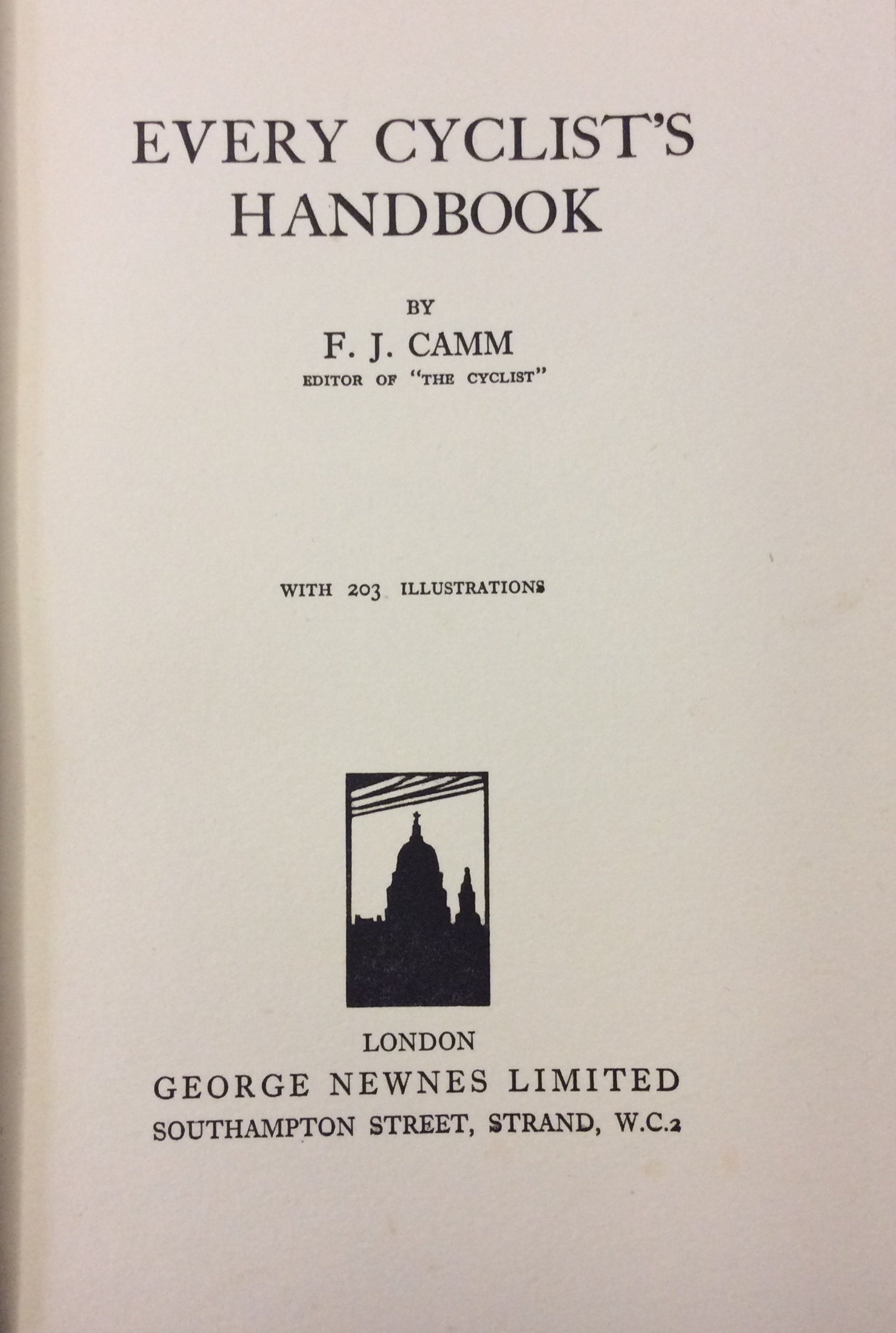 EVERY CYCLIST'S HANDBOOK.