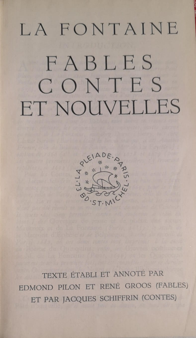 FABLES. CONTES ET NOUVELLES.