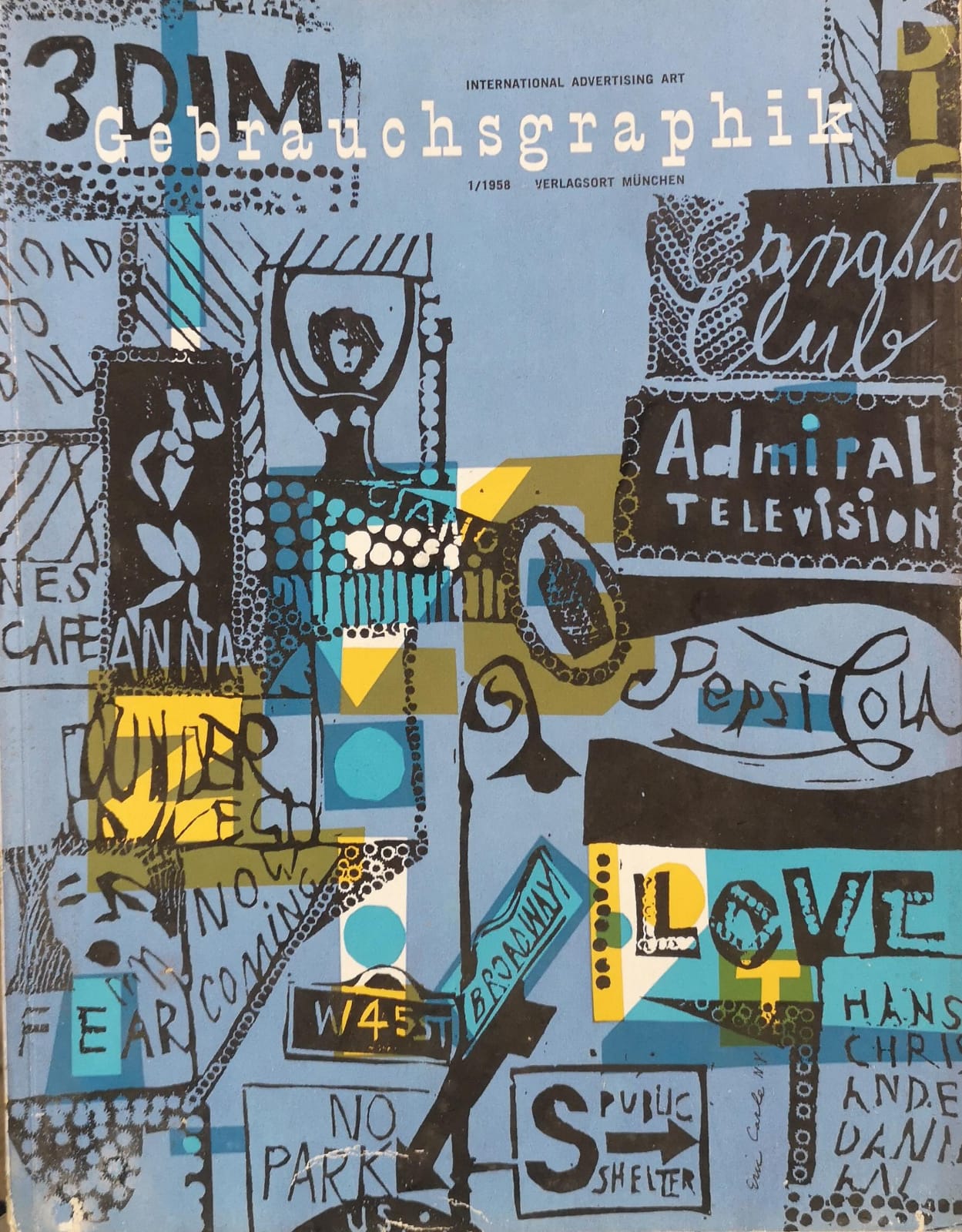 GEBRAUCHSGRAPHIK, ANNO XXIX, VOL. 1, 1958.