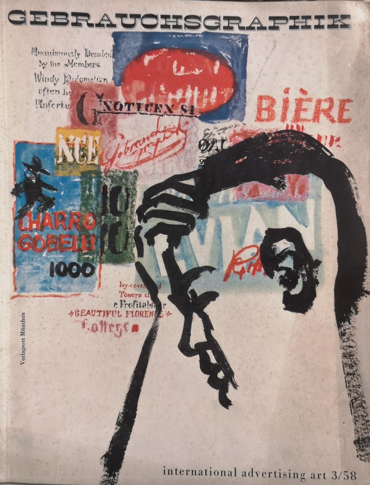 GEBRAUCHSGRAPHIK, ANNO XXIX, VOL. 3, 1958.