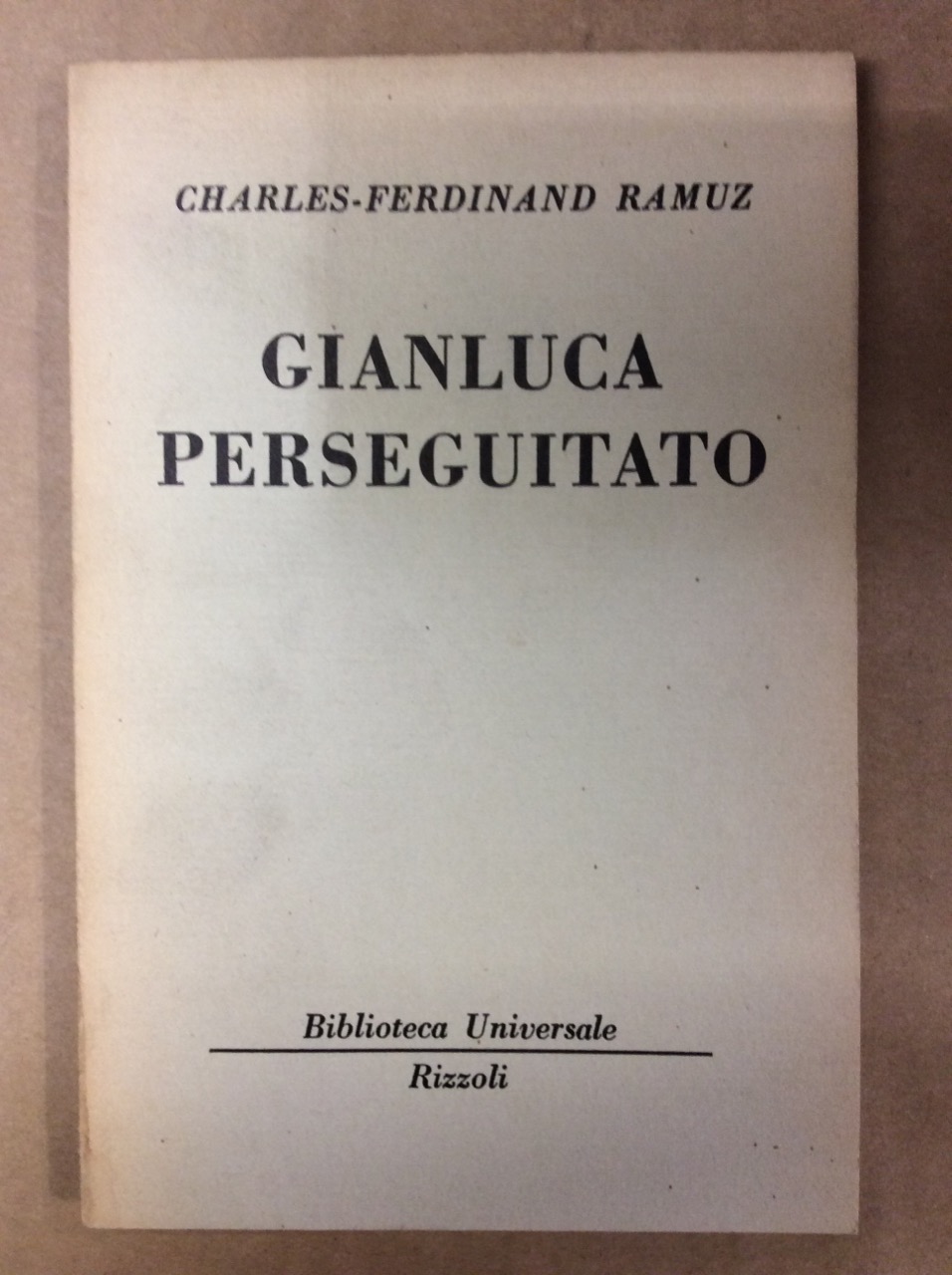 GIANLUCA PERSEGUITATO.