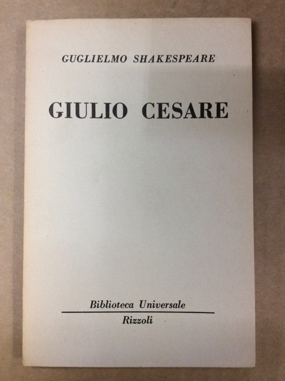 GIULIO CESARE.