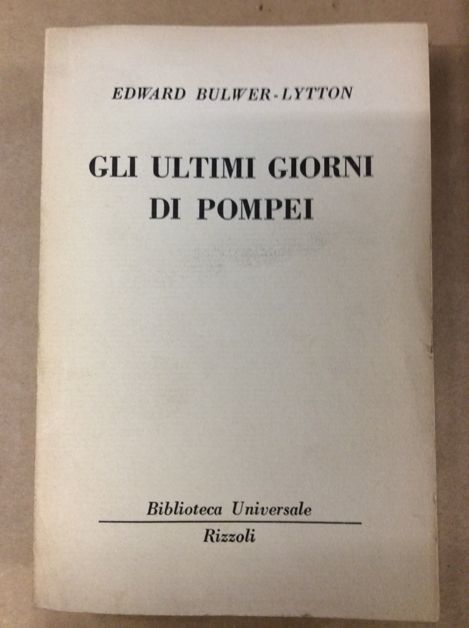 GLI ULTIMI GIORNI DI POMPEI.