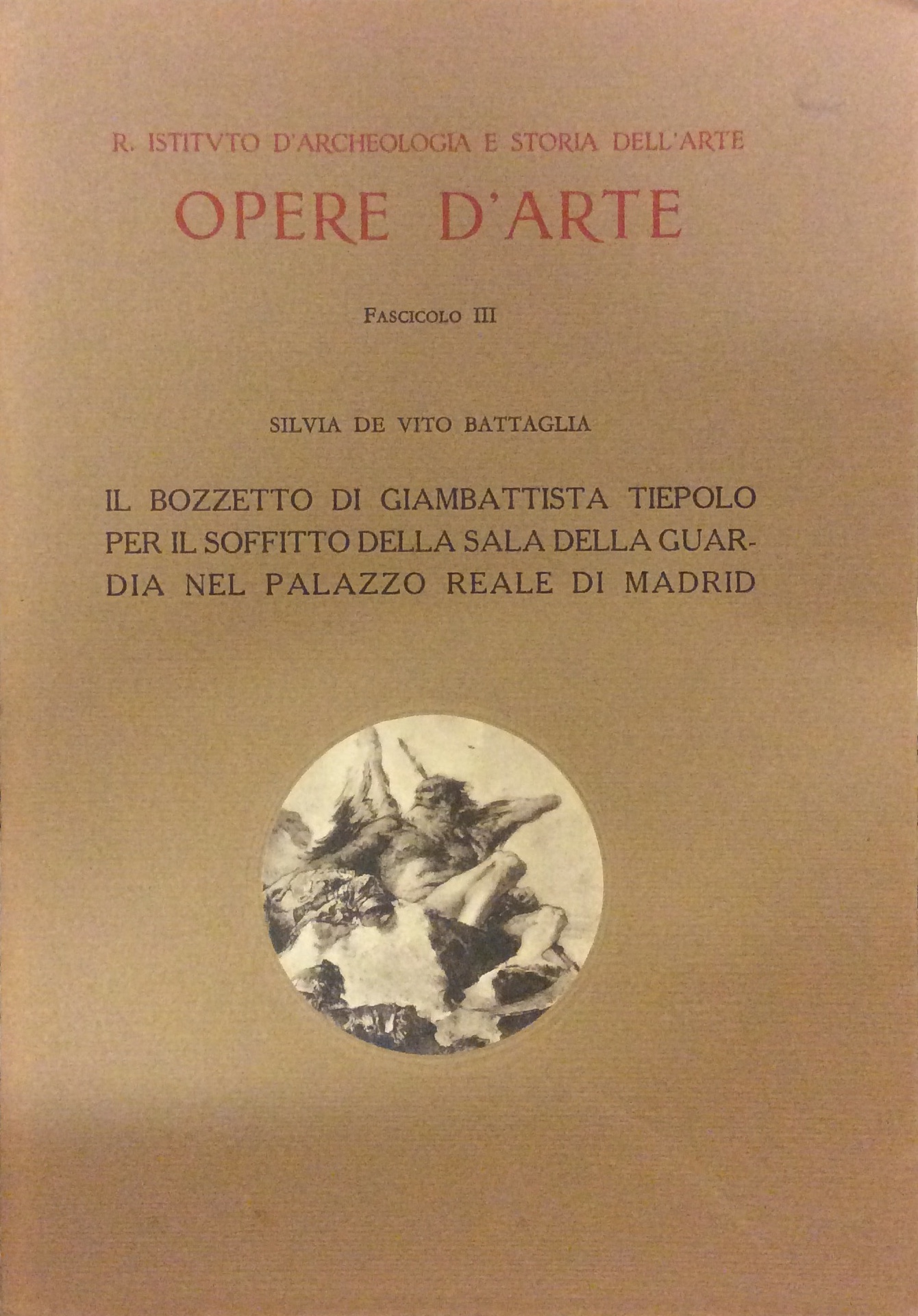 IL BOZZETTO DI GIAMBATTISTA TIEPOLO PER IL SOFFITTO DELLA SALA …