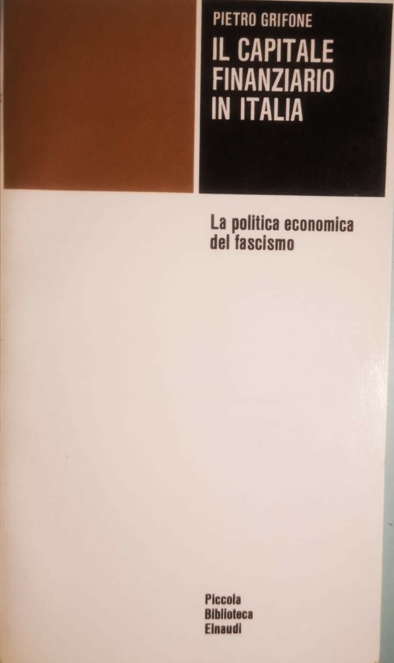 IL CAPITALE FINANZIARIO IN ITALIA.