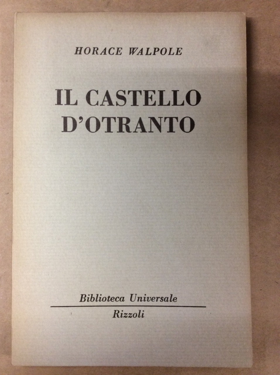 IL CASTELLO D'OTRANTO.