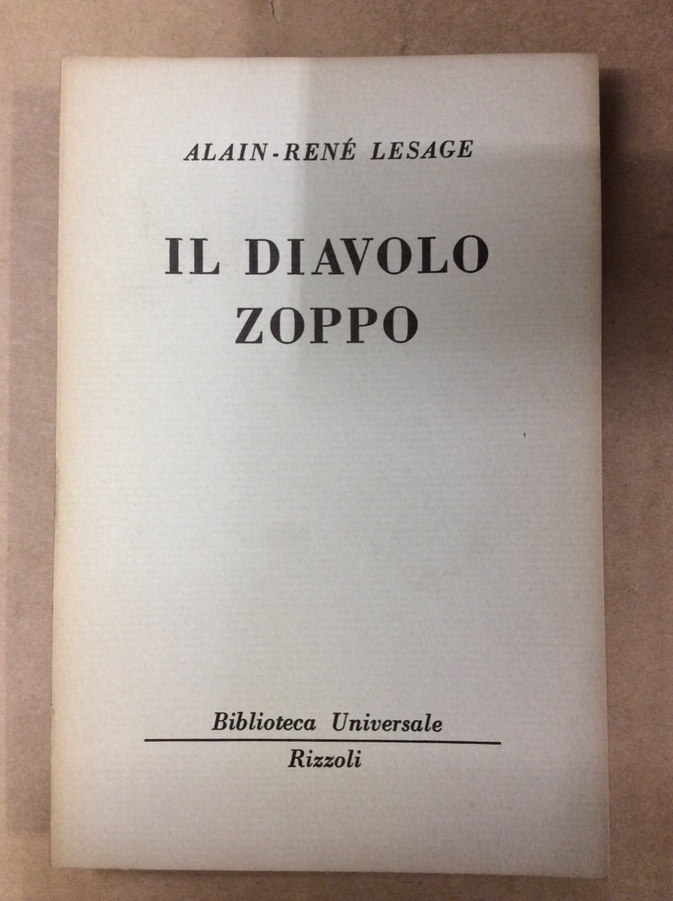 IL DIAVOLO ZOPPO.