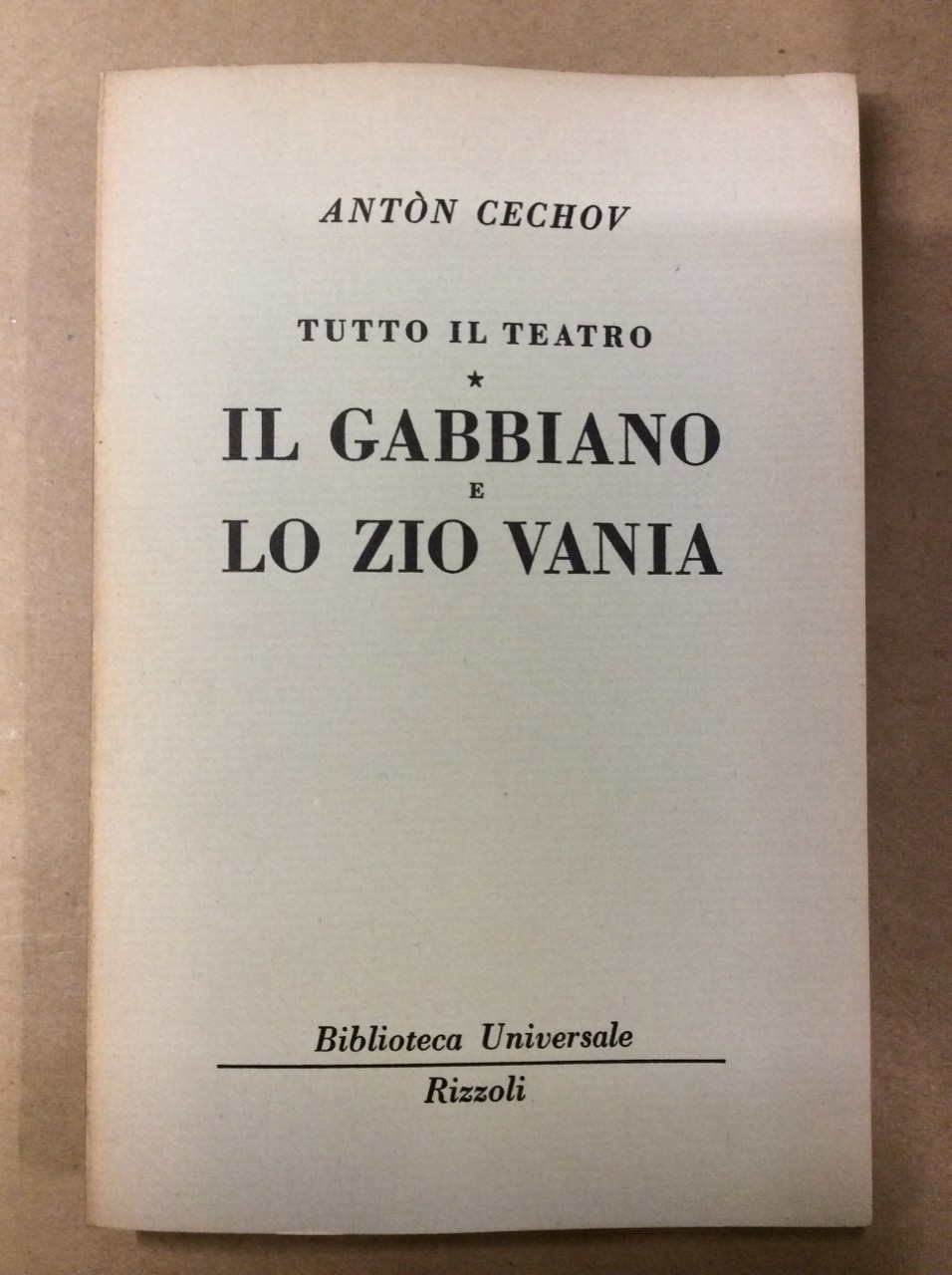 IL GABBIANO - LO ZIO VANIA.