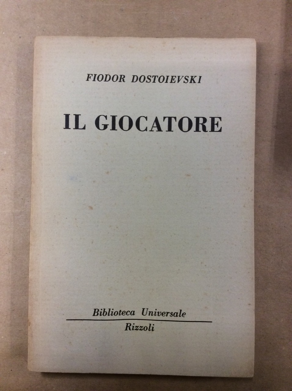 IL GIOCATORE.