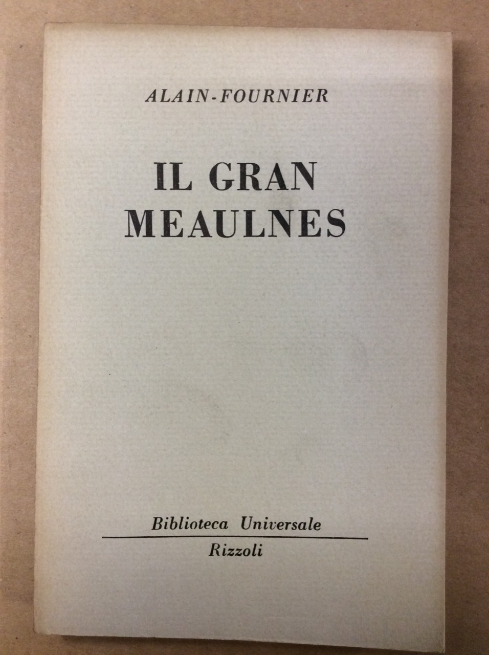 IL GRAN MEAULNES.