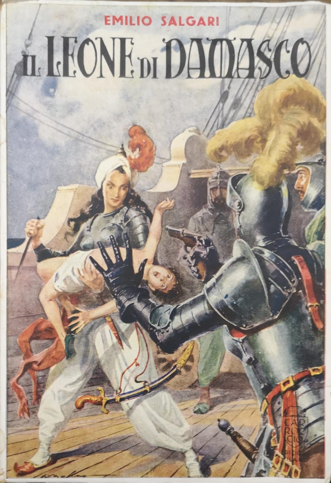 IL LEONE DI DAMASCO. - Collana Popolare Salgari.