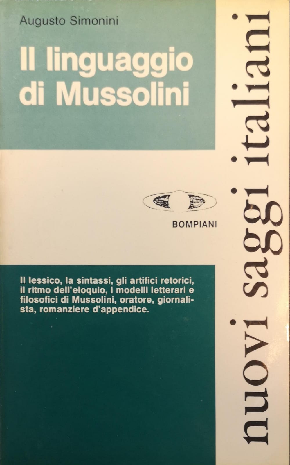 IL LINGUAGGIO DI MUSSOLINI.