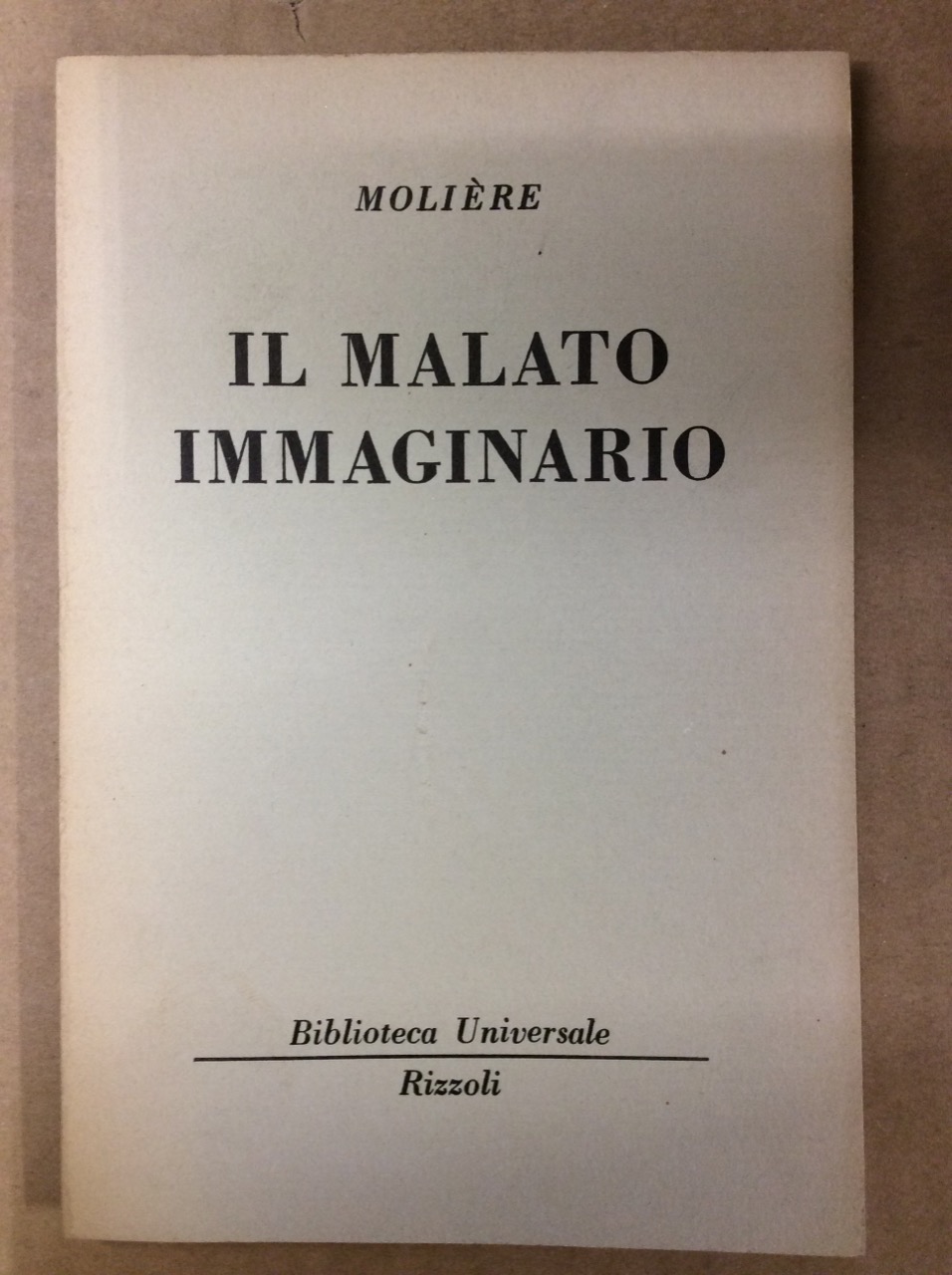 IL MALATO IMMAGINARIO.