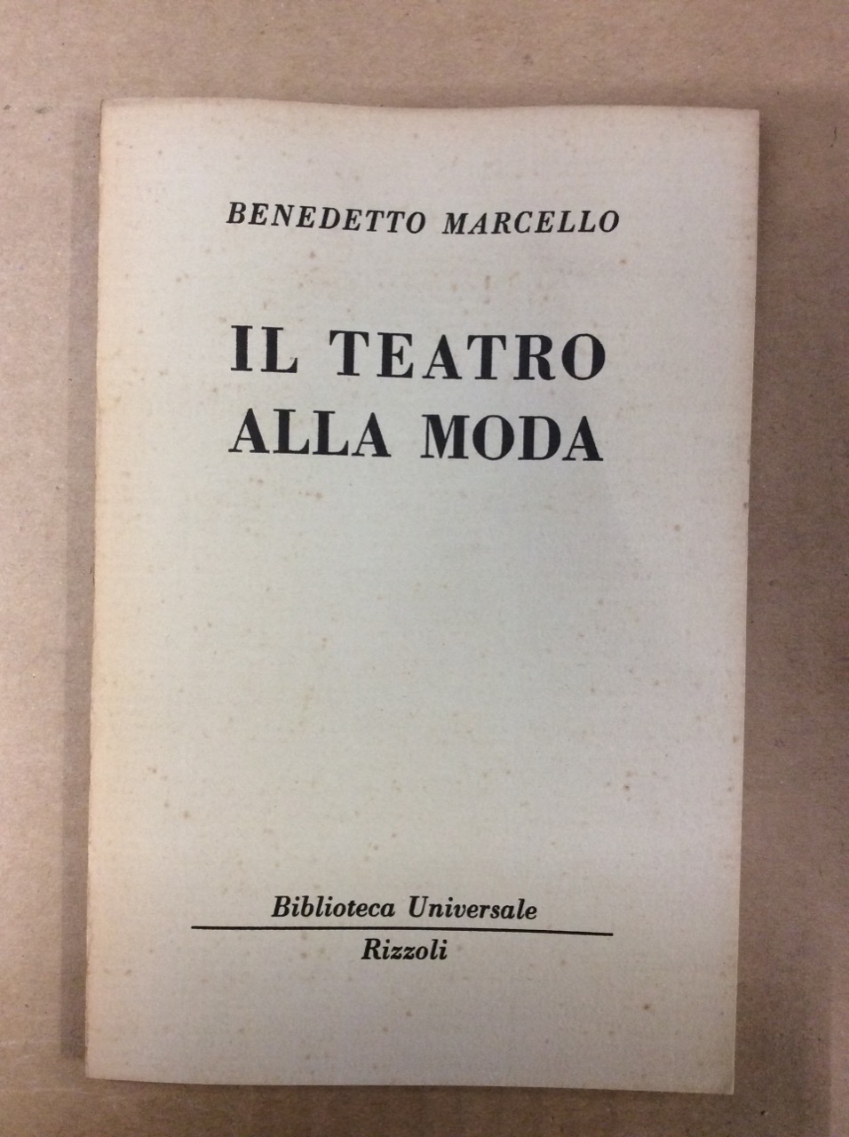 IL TEATRO ALLA MODA.
