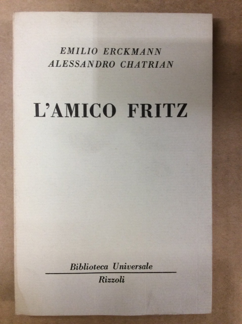 L'AMICO FRITZ.