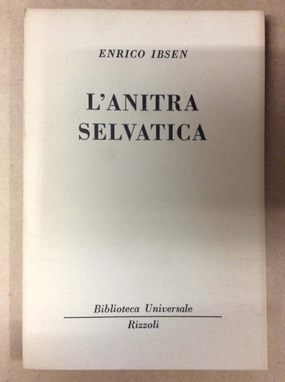 L'ANITRA SELVATICA.