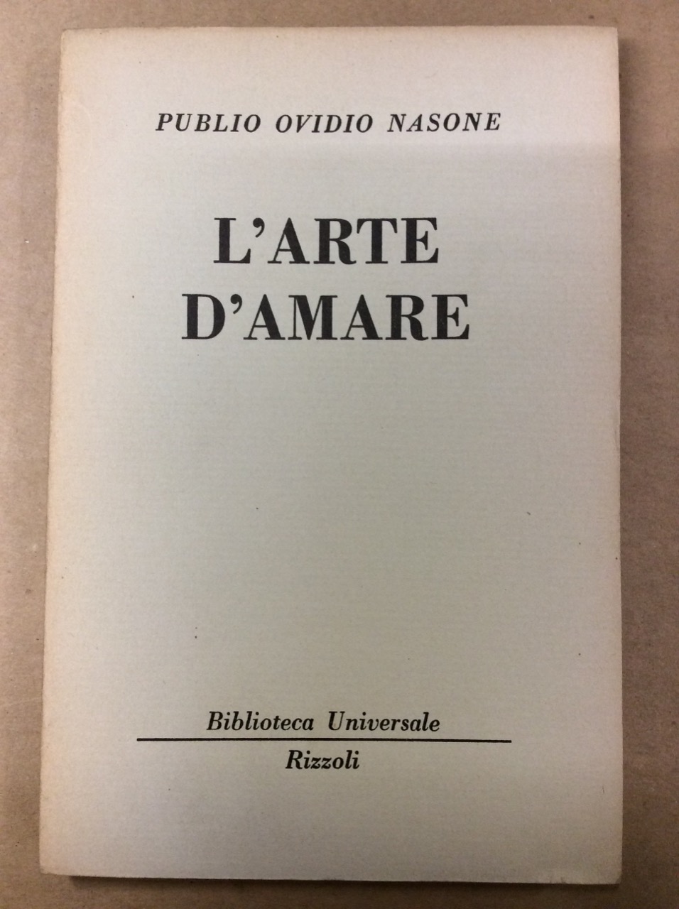 L'ARTE D'AMARE.
