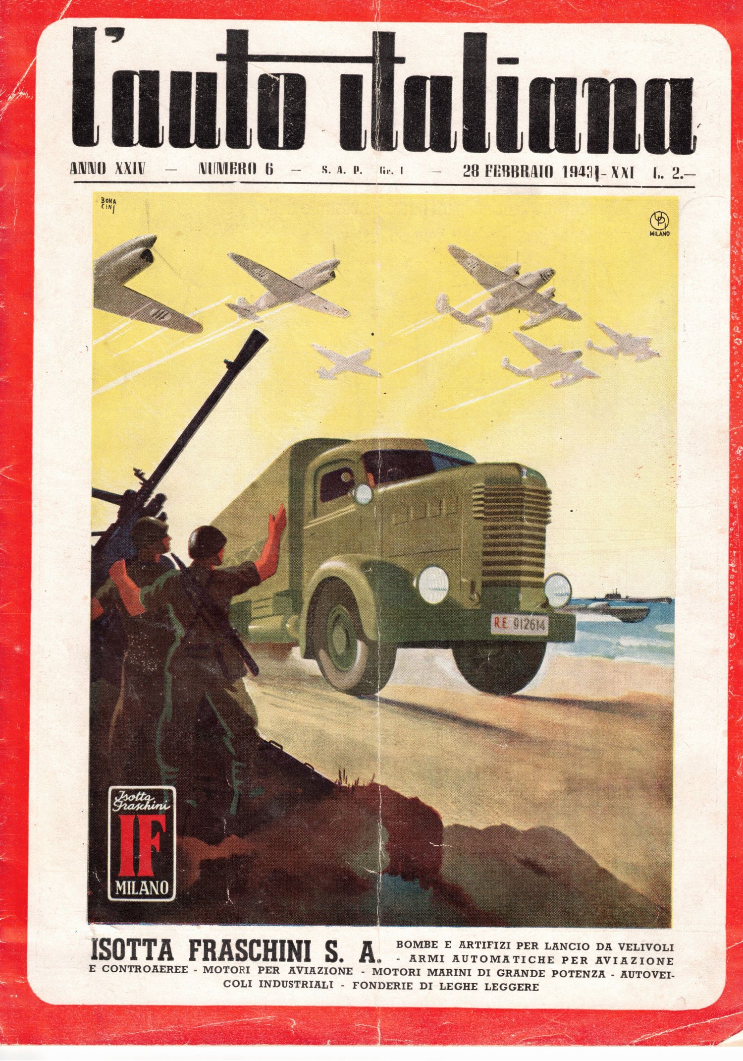 L'AUTO ITALIANA ANNO XXIV - N 6 28 Febbraio 1943 …