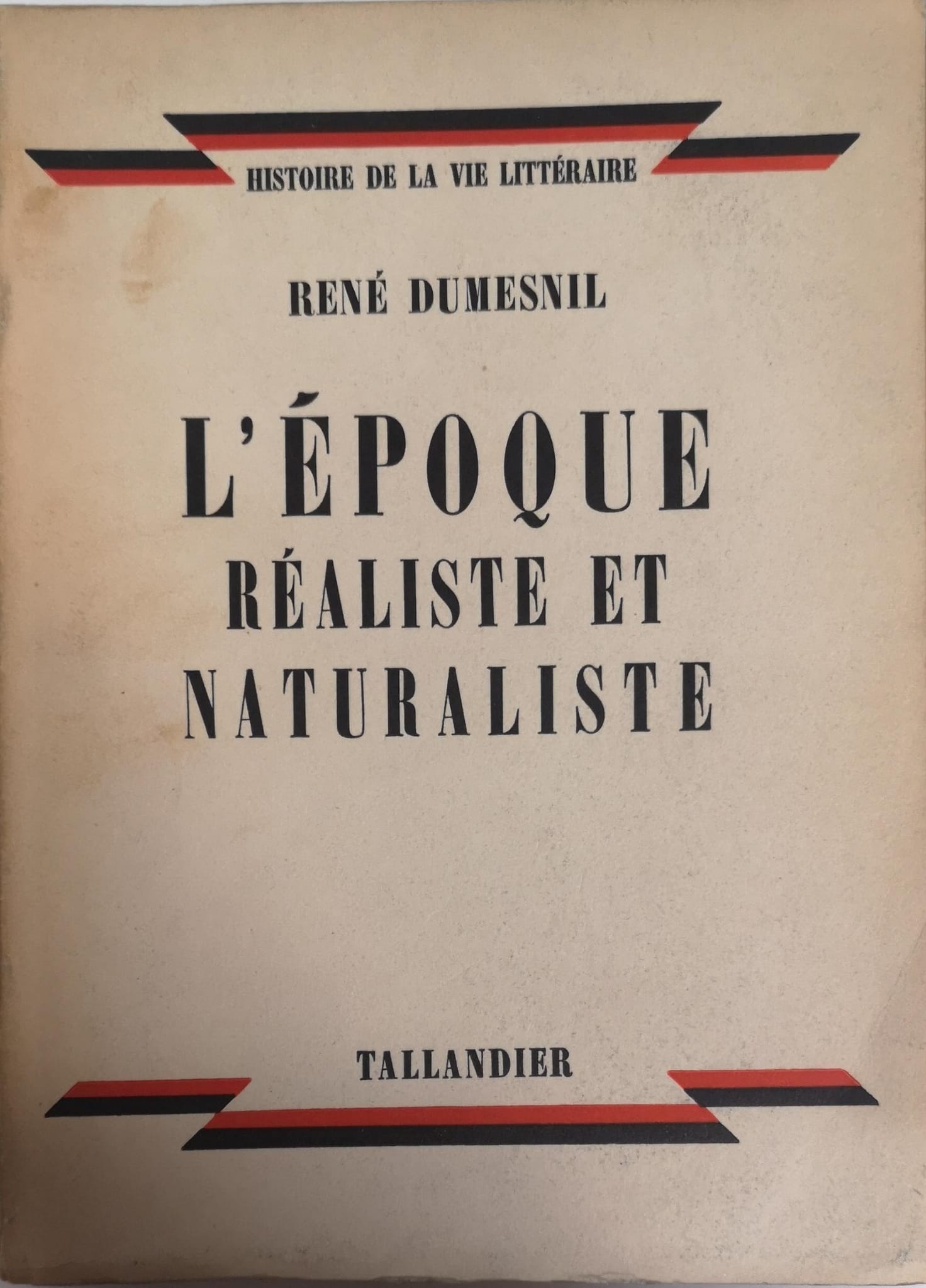 L'ÉPOQUE RÉALISTE ET NATURALISTE.