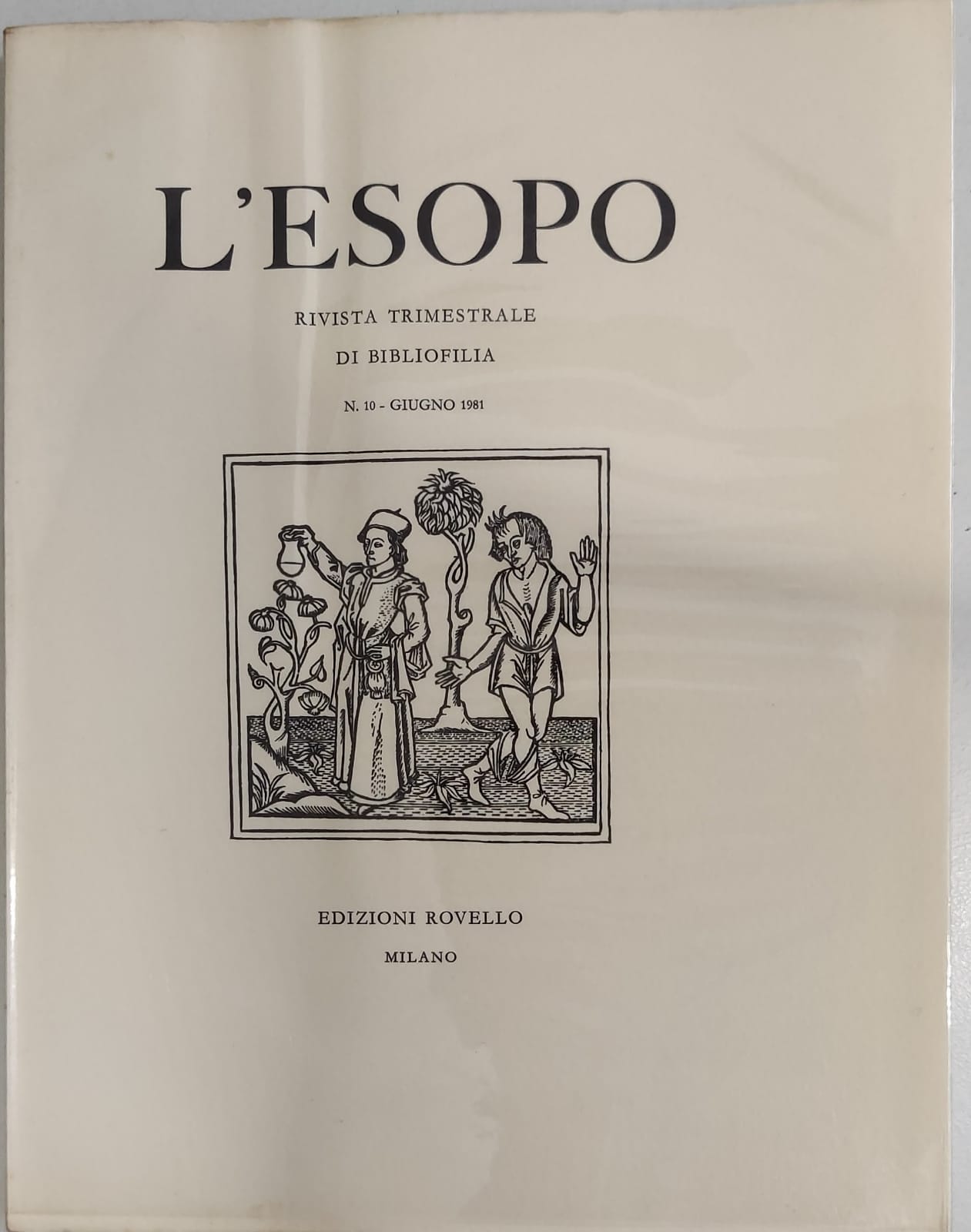 L'ESOPO. Numero 10 giugno 1981. - Rivista Trimestrale di Bibliofilia.
