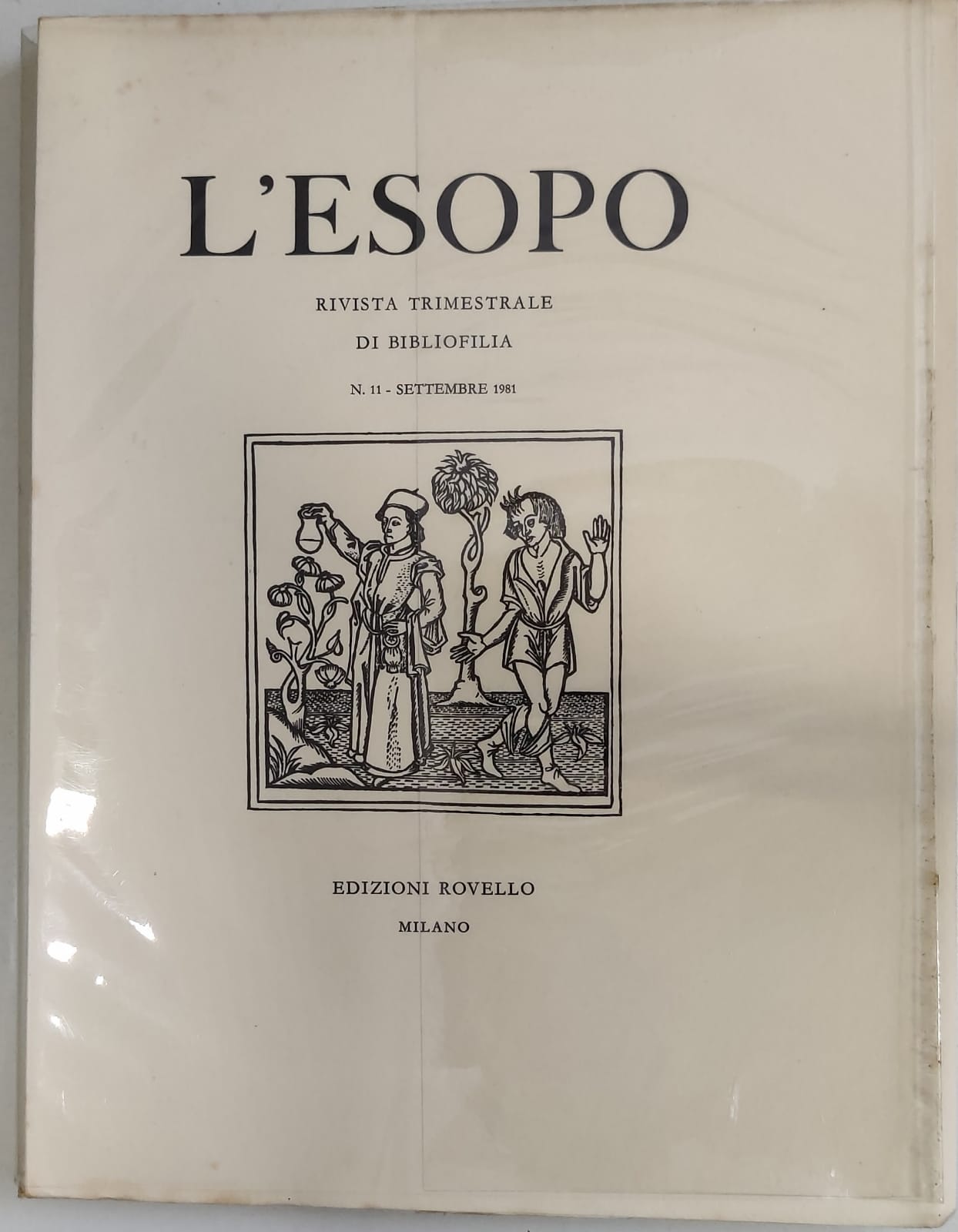 L'ESOPO. Numero 11 settembre 1981. - Rivista Trimestrale di Bibliofilia.