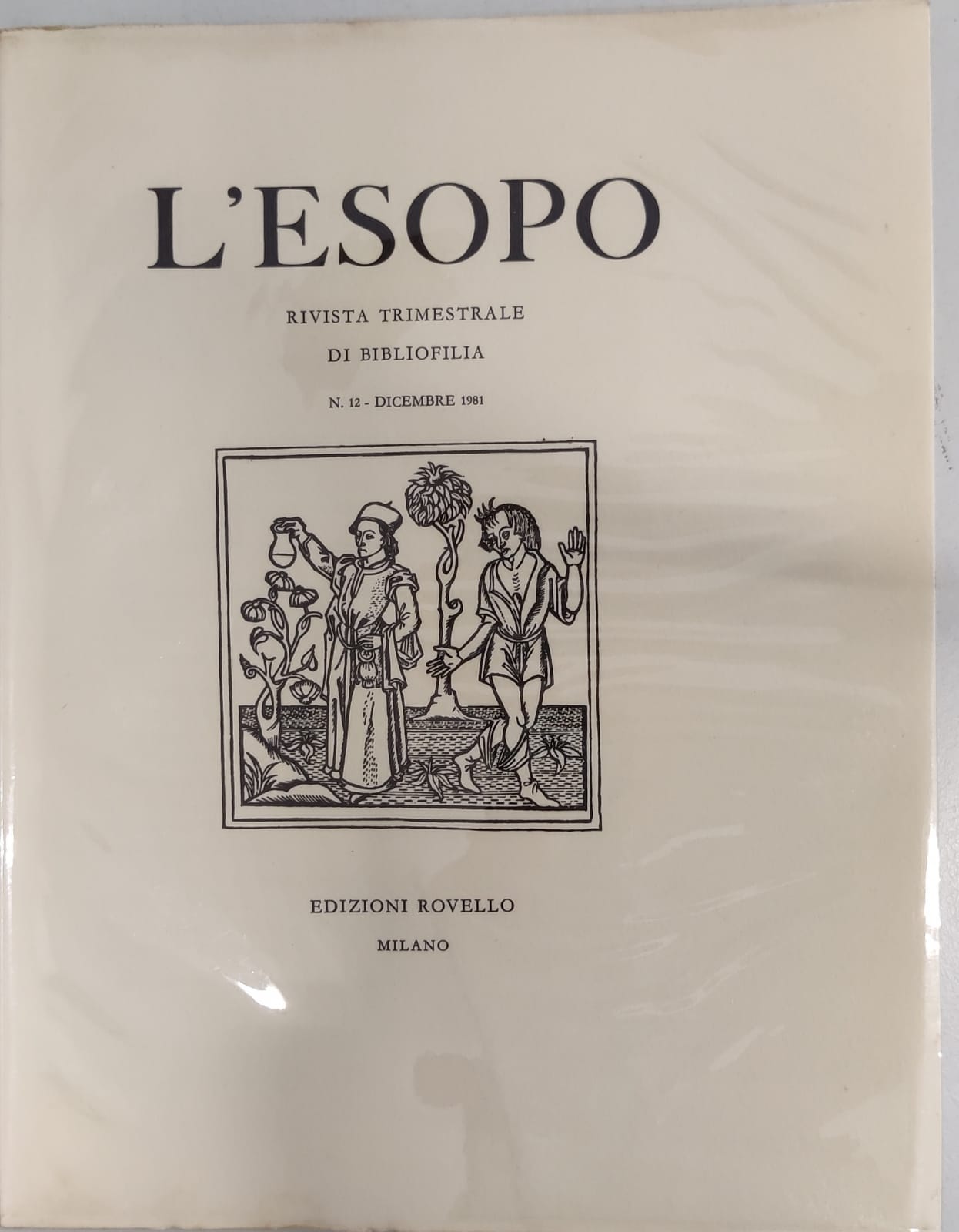 L'ESOPO. Numero 12 dicembre 1981. - Rivista Trimestrale di Bibliofilia.