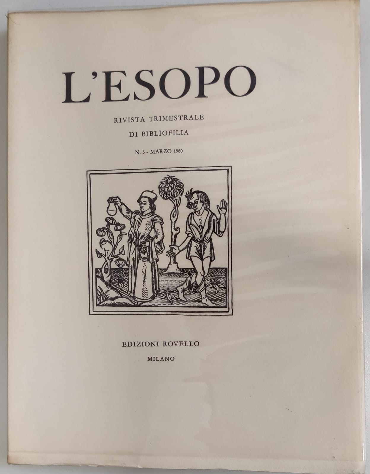 L'ESOPO. Numero 5 giugno 1980. - Rivista Trimestrale di Bibliofilia.