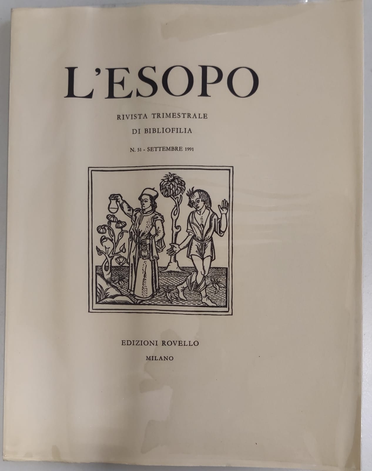 L'ESOPO. Numero 51 settembre 1991. - Rivista Trimestrale di Bibliofilia.