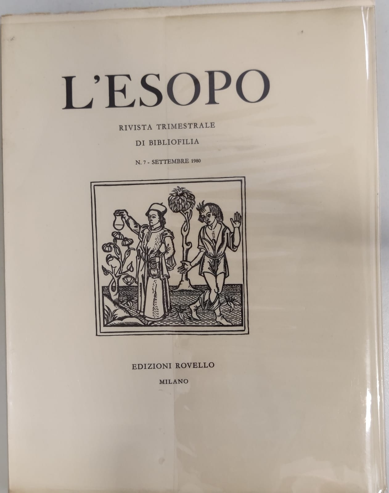 L'ESOPO. Numero 7 settembre 1980. - Rivista Trimestrale di Bibliofilia.