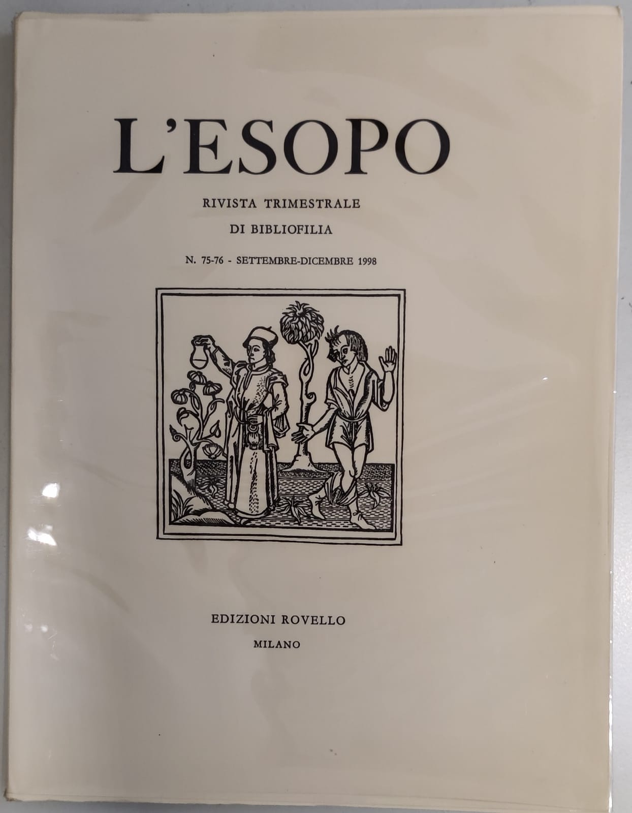 L'ESOPO. Numero 75-76 settembre-dicembre 1998. - Rivista Trimestrale di Bibliofilia.