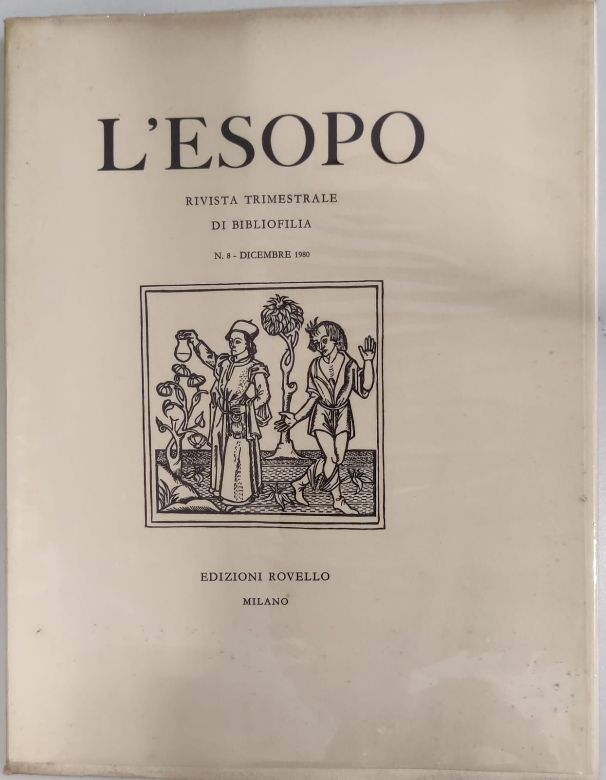 L'ESOPO. Numero 8 dicembre 1980. - Rivista Trimestrale di Bibliofilia.