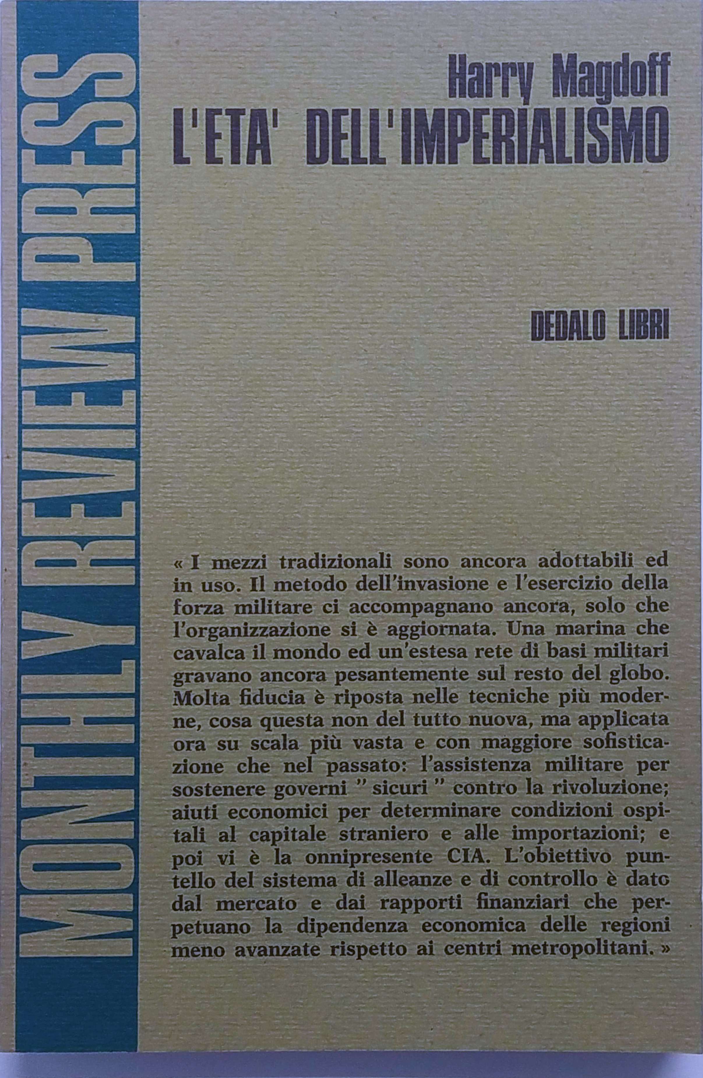 L'ETA' DELL'IMPERIALISMO.