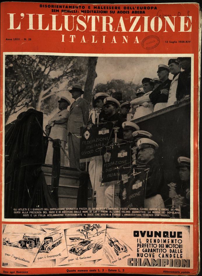 L'ILLUSTRAZIONE ITALIANA. 12 Luglio 1936. Anno 63 - N. 28.